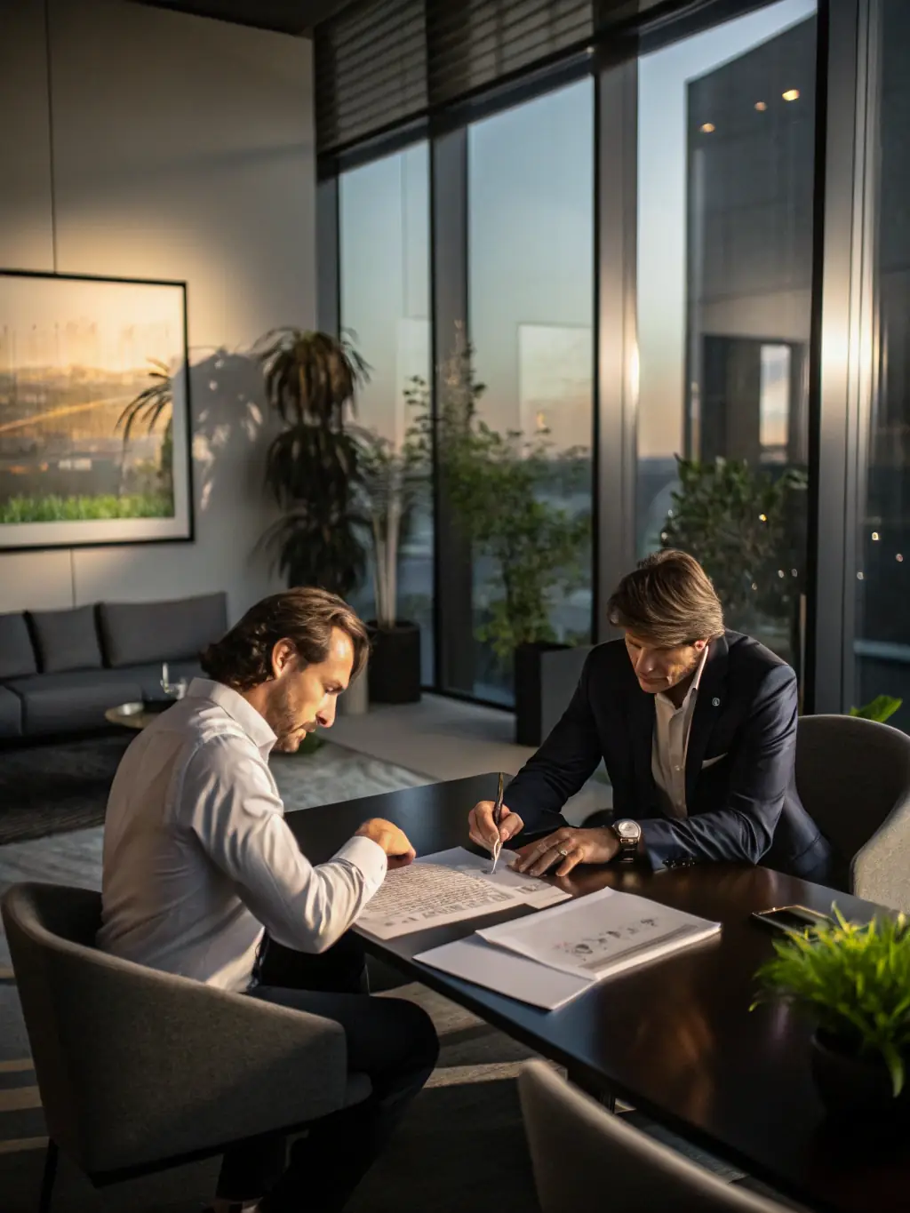 A financial advisor is discussing wealth management options with a client, focusing on long-term financial security and growth in a South African context.